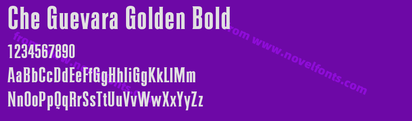 Che Guevara Golden BoldPreview Che Guevara Golden BoldPreview