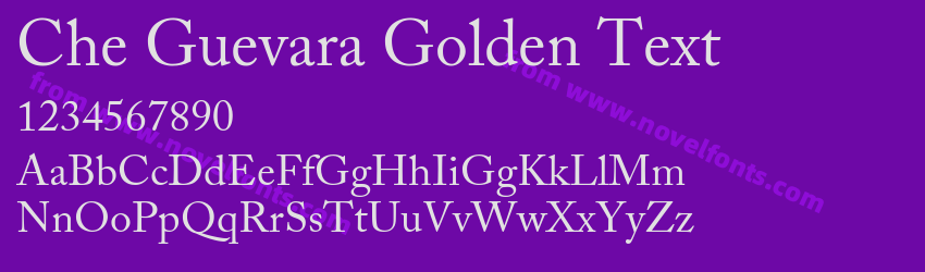 Che Guevara Golden TextPreview Che Guevara Golden TextPreview