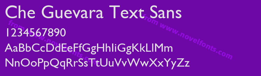 Che Guevara Text SansPreview Che Guevara Text SansPreview
