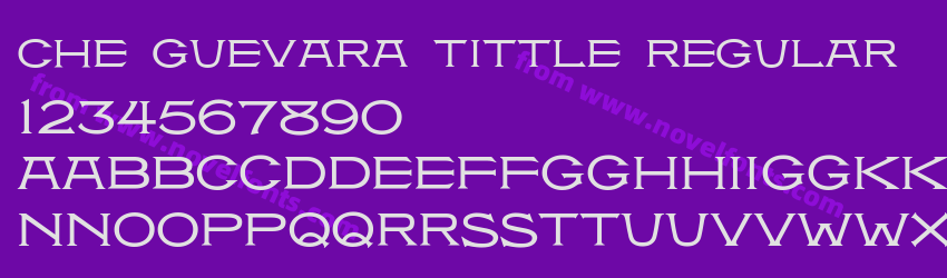 Che Guevara Tittle RegularPreview Che Guevara Tittle RegularPreview