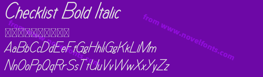 Checklist Bold ItalicPreview Checklist Bold ItalicPreview