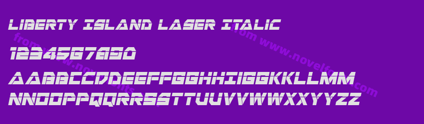 Liberty Island Laser ItalicPreview