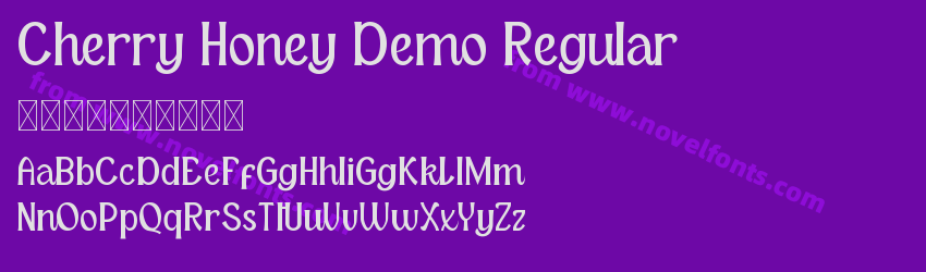 Cherry Honey Demo RegularPreview