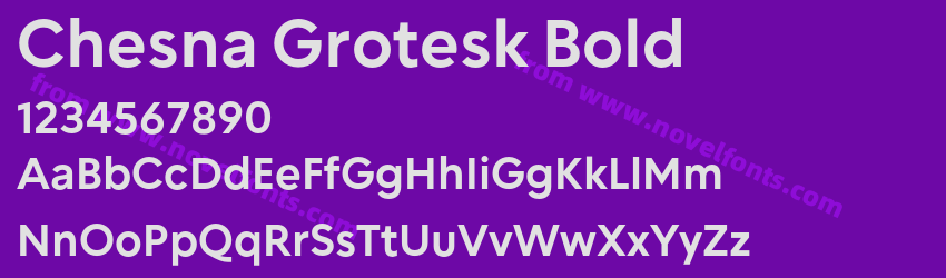 Chesna Grotesk BoldPreview Chesna Grotesk BoldPreview