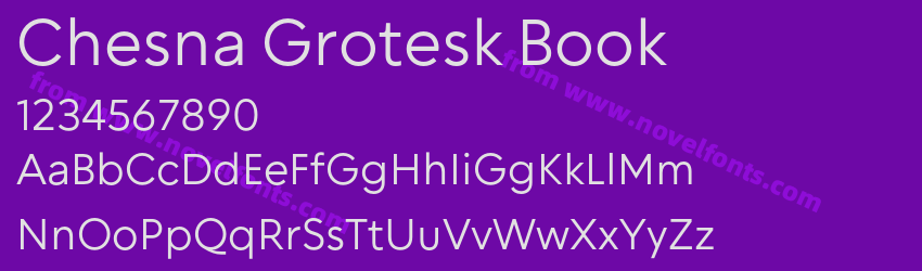 Chesna Grotesk BookPreview
