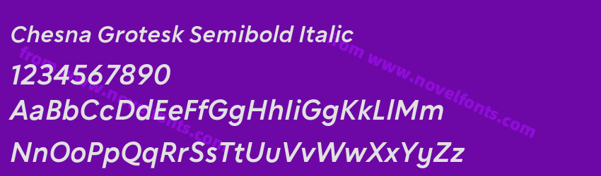 Chesna Grotesk Semibold ItalicPreview Chesna Grotesk Semibold ItalicPreview