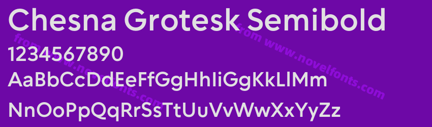 Chesna Grotesk SemiboldPreview Chesna Grotesk SemiboldPreview