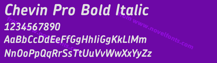 Chevin Pro Bold ItalicPreview Chevin Pro Bold ItalicPreview