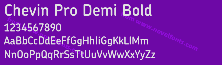 Chevin Pro Demi BoldPreview Chevin Pro Demi BoldPreview