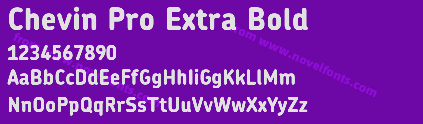 Chevin Pro Extra BoldPreview Chevin Pro Extra BoldPreview