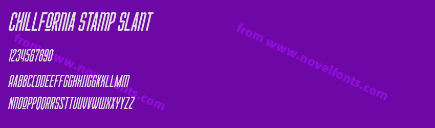 Chillfornia Stamp SlantPreview Chillfornia Stamp SlantPreview