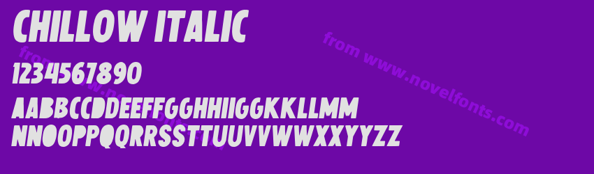 Chillow ItalicPreview