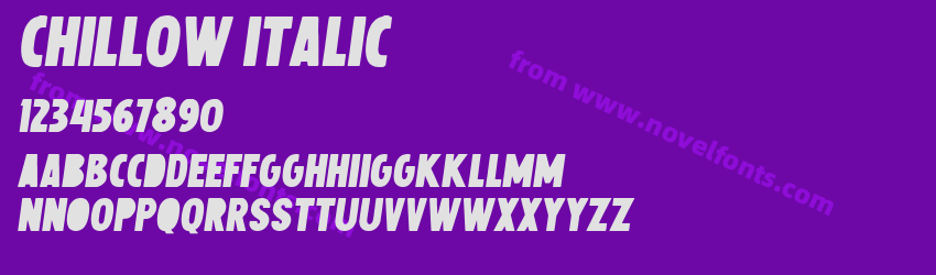 Chillow ItalicPreview Chillow ItalicPreview