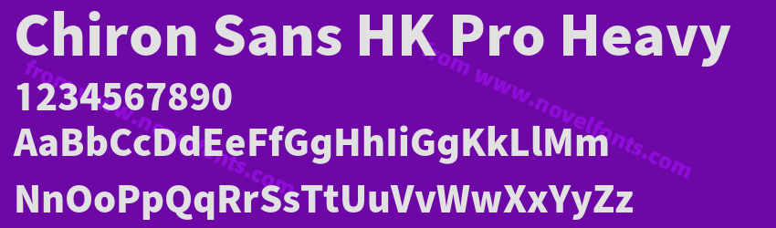 Chiron Sans HK Pro HeavyPreview Chiron Sans HK Pro HeavyPreview