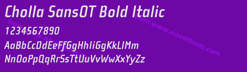 Cholla SansOT Bold ItalicPreview Cholla SansOT Bold ItalicPreview