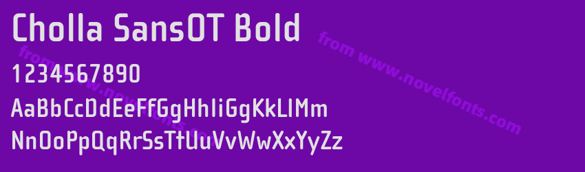 Cholla SansOT BoldPreview Cholla SansOT BoldPreview