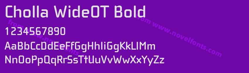 Cholla WideOT BoldPreview Cholla WideOT BoldPreview