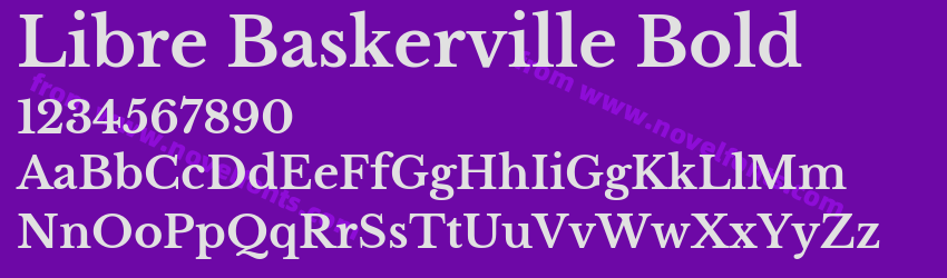 Libre Baskerville BoldPreview