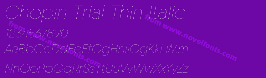 Chopin Trial Thin ItalicPreview Chopin Trial Thin ItalicPreview
