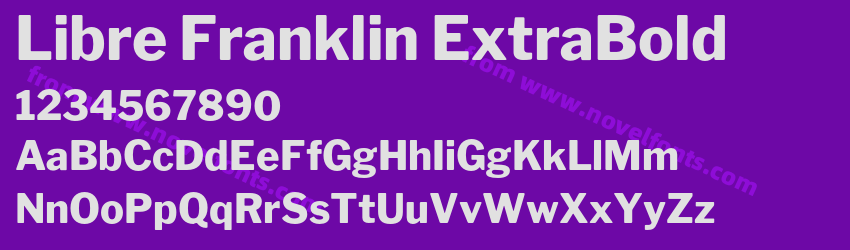 Libre Franklin ExtraBoldPreview