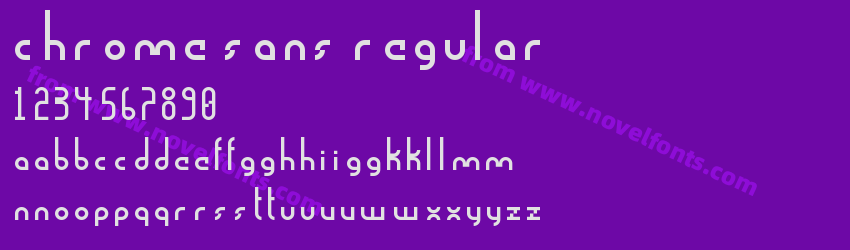 Chrome Sans RegularPreview Chrome Sans RegularPreview