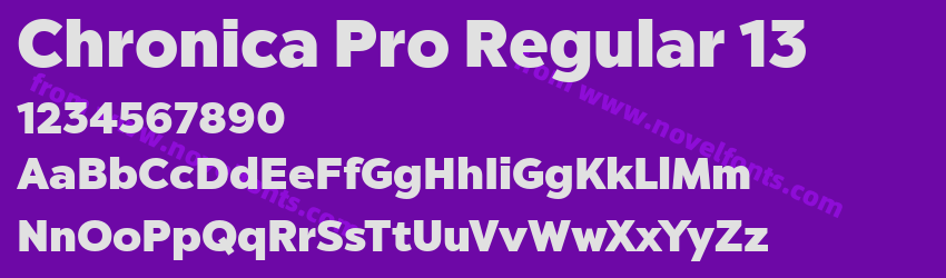 Chronica Pro Regular 13Preview Chronica Pro Regular 13Preview