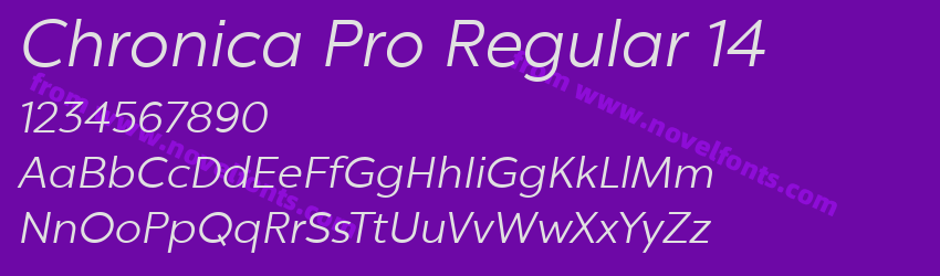 Chronica Pro Regular 14Preview Chronica Pro Regular 14Preview