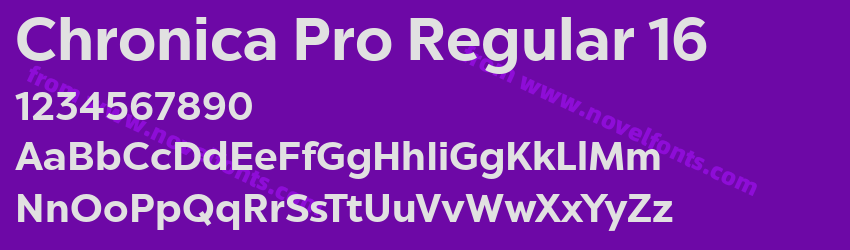 Chronica Pro Regular 16Preview Chronica Pro Regular 16Preview