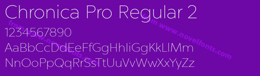 Chronica Pro Regular 2Preview Chronica Pro Regular 2Preview