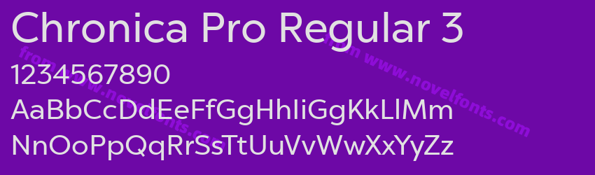 Chronica Pro Regular 3Preview Chronica Pro Regular 3Preview