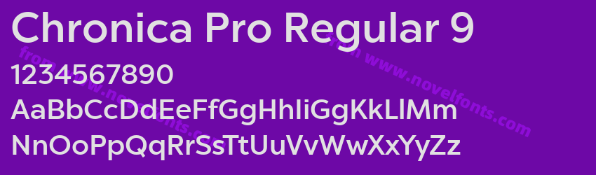 Chronica Pro Regular 9Preview Chronica Pro Regular 9Preview