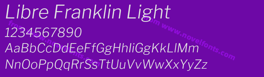 Libre Franklin LightPreview