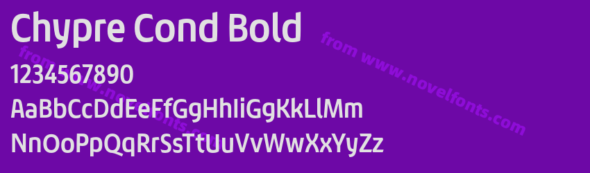 Chypre Cond BoldPreview Chypre Cond BoldPreview