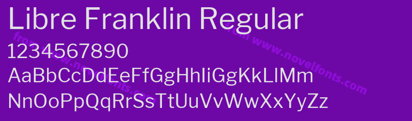 Libre Franklin RegularPreview