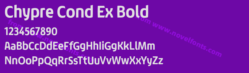 Chypre Cond Ex BoldPreview Chypre Cond Ex BoldPreview