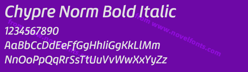 Chypre Norm Bold ItalicPreview Chypre Norm Bold ItalicPreview