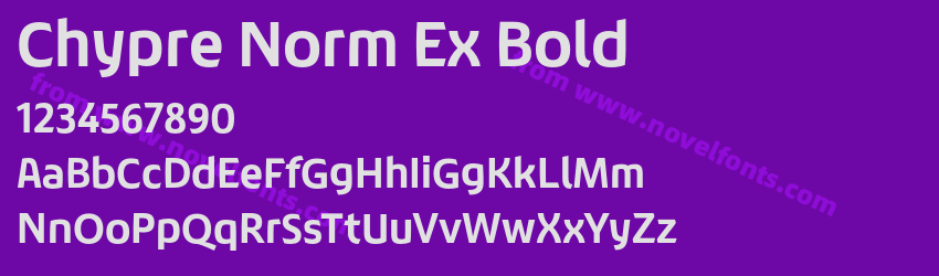 Chypre Norm Ex BoldPreview Chypre Norm Ex BoldPreview