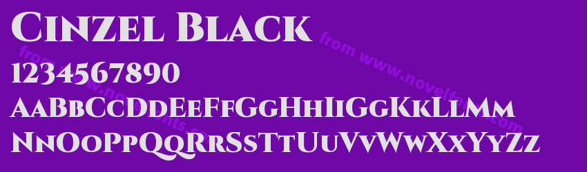 Cinzel BlackPreview Cinzel BlackPreview