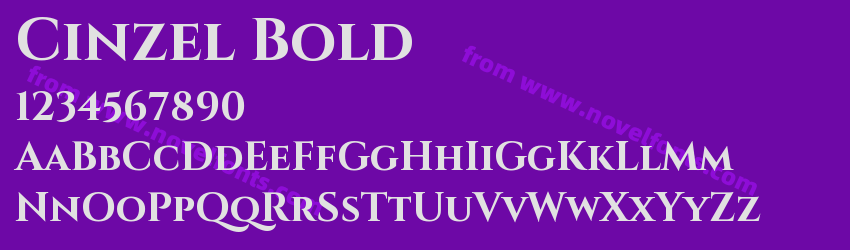 Cinzel BoldPreview Cinzel BoldPreview
