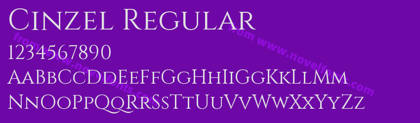 Cinzel RegularPreview Cinzel RegularPreview
