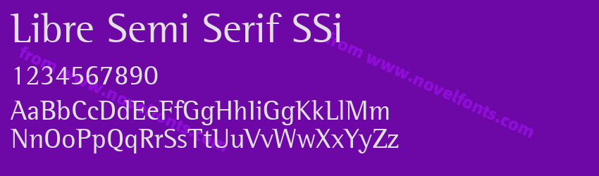 Libre Semi Serif SSiPreview