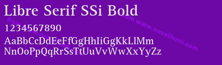 Libre Serif SSi BoldPreview