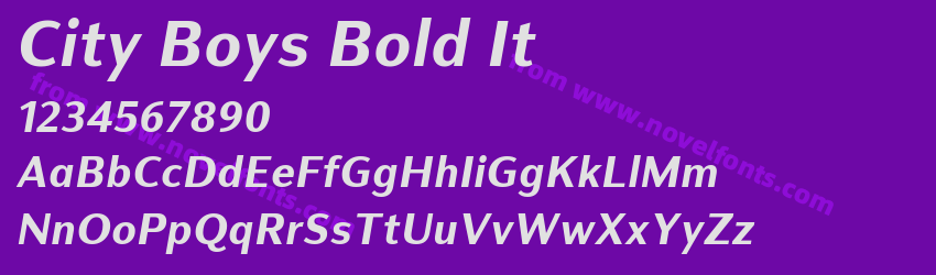 City Boys Bold ItPreview City Boys Bold ItPreview