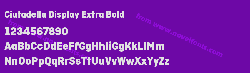 Ciutadella Display Extra BoldPreview Ciutadella Display Extra BoldPreview