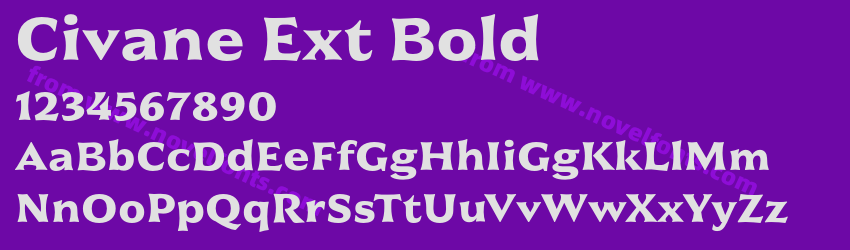 Civane Ext BoldPreview Civane Ext BoldPreview
