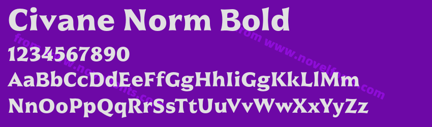 Civane Norm BoldPreview Civane Norm BoldPreview