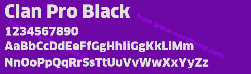 Clan Pro BlackPreview Clan Pro BlackPreview