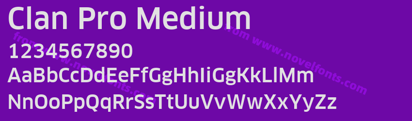 Clan Pro MediumPreview