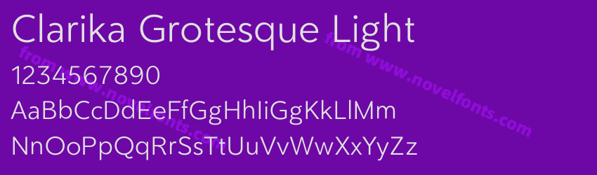 Clarika Grotesque LightPreview Clarika Grotesque LightPreview