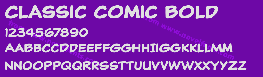 Classic Comic BoldPreview Classic Comic BoldPreview